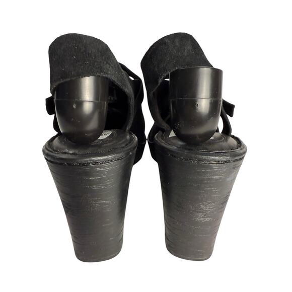 Born‎ Women's Strappy Platform Slingback Black Comfort Boho Shoes 9M EUC - Picture 6 of 9